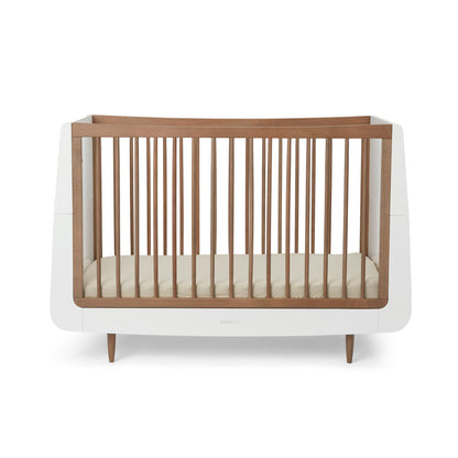 SnuzKot Skandi Cot Bed  - The Natural Edit - Walnut
