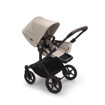 Bugaboo Donkey 5 Mono Complete & Free Bugaboo Giraffe Baby Rocker - Black/Taupe