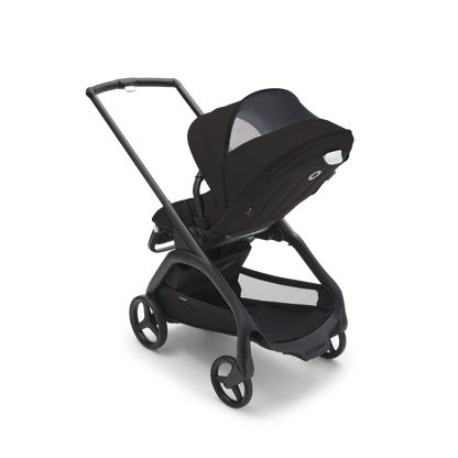 Bugaboo Dragonfly Pushchair & Free Bugaboo Giraffe Baby Rocker - Black/Midnight Black