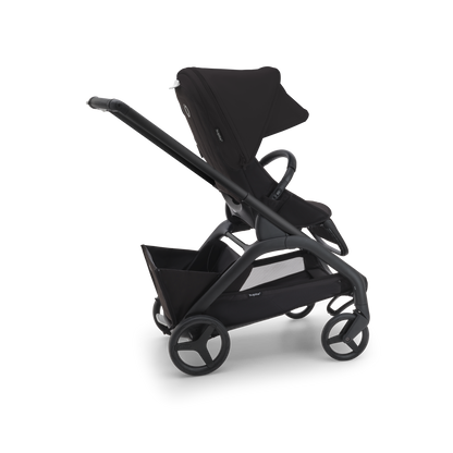 Bugaboo Dragonfly Pushchair & Free Bugaboo Giraffe Baby Rocker - Black/Midnight Black