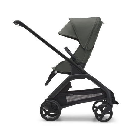 Bugaboo Dragonfly Pushchair & Free Bugaboo Giraffe Baby Rocker - Black/Forest Green