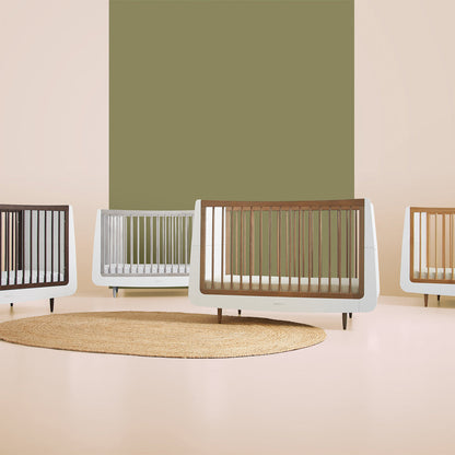 SnuzKot Skandi Cot Bed  - The Natural Edit - Walnut