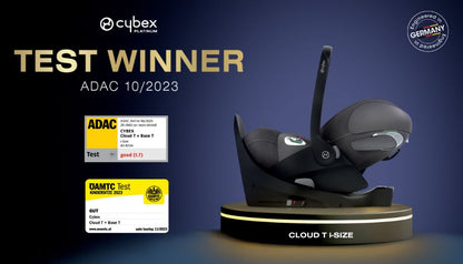 Cybex Cloud T i-Size Plus Car Seat & Base T Isofix Base - Peach Pink