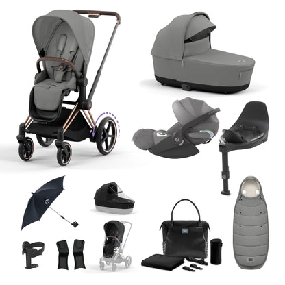 Cybex e-Priam Bundle - Mirage Grey