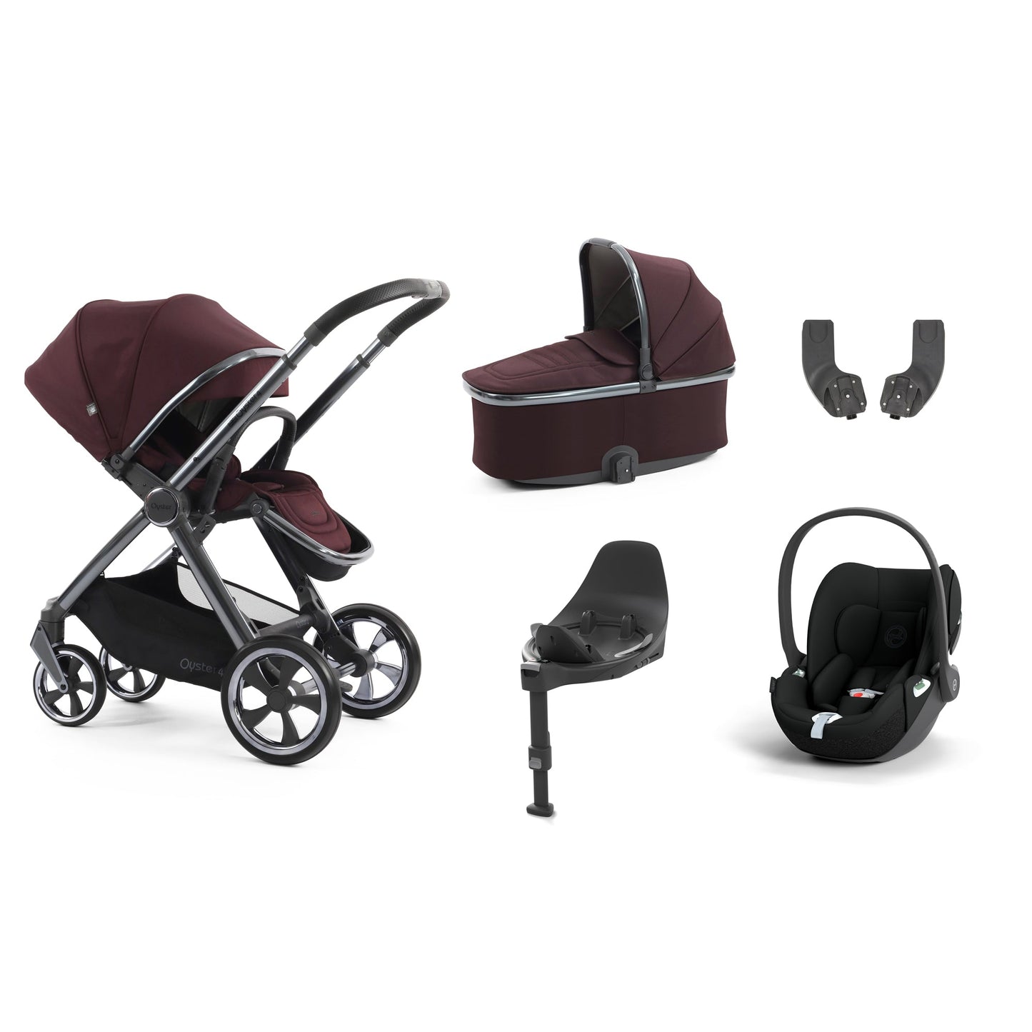 Babystyle Oyster 4 Essential Cloud T Bundle - Mulberry