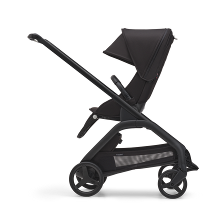 Bugaboo Dragonfly Pushchair & Free Bugaboo Giraffe Baby Rocker - Black/Midnight Black