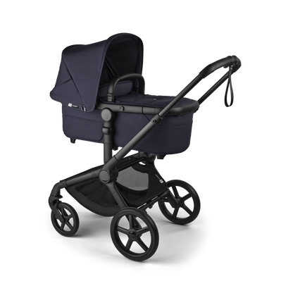 Bugaboo Fox 5 Renew Complete Pushchair Bundle & Free Bugaboo Giraffe Baby Rocker - Black/Deep Indigo