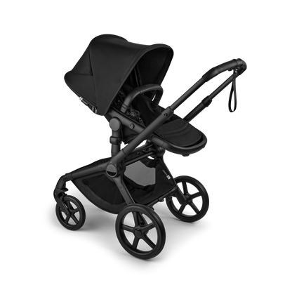 Bugaboo Fox 5 Renew Complete Pushchair Bundle & Free Bugaboo Giraffe Baby Rocker - Black/Heritage Black