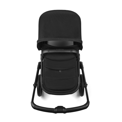 Bugaboo Fox 5 Renew Complete Pushchair Bundle & Free Bugaboo Giraffe Baby Rocker - Black/Heritage Black