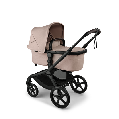 Bugaboo Fox 5 Renew Complete Pushchair Bundle & Free Bugaboo Giraffe Baby Rocker - Black/Desert Taupe Melange