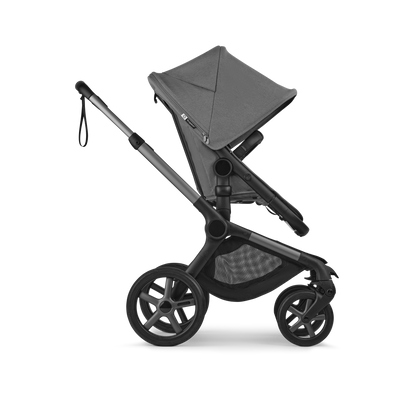 Bugaboo Fox 5 Renew Complete & Free Bugaboo Giraffe Baby Rocker - Graphite/Moon-Grey
