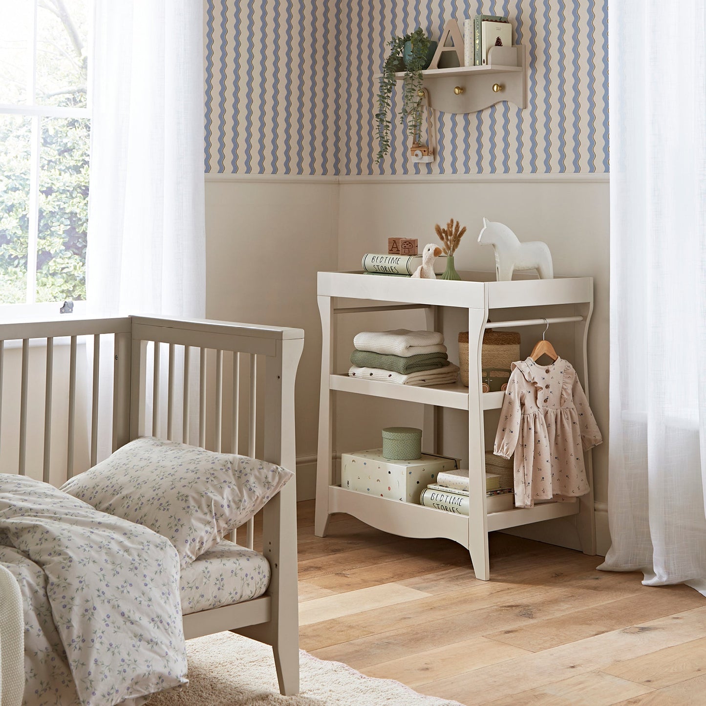 CuddleCo Clara Mini Changer- Cashmere/Ash