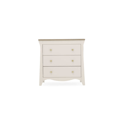 CuddleCo Clara 3 Drawer Dresser & Changer - Cashmere/Ash
