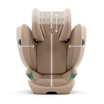 Cybex Solution G2 i-Size Plus Foldable Child Car Seat - Almond Beige