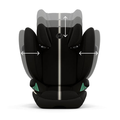 Cybex Solution G2 i-Size Plus Foldable Child Car Seat - Moon Black