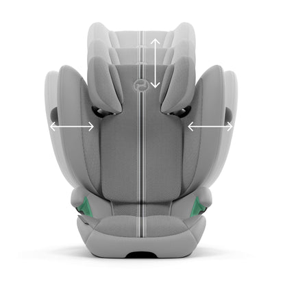 Cybex Solution G2 i-Size Plus Foldable Child Car Seat - Stone Grey