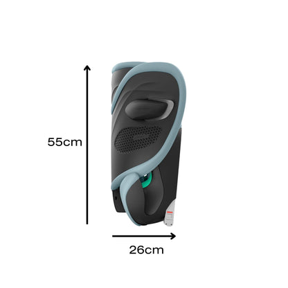 Cybex Solution G2 i-Size Plus Foldable Child Car Seat - Stormy Blue