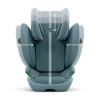 Cybex Solution G2 i-Size Plus Foldable Child Car Seat - Stormy Blue