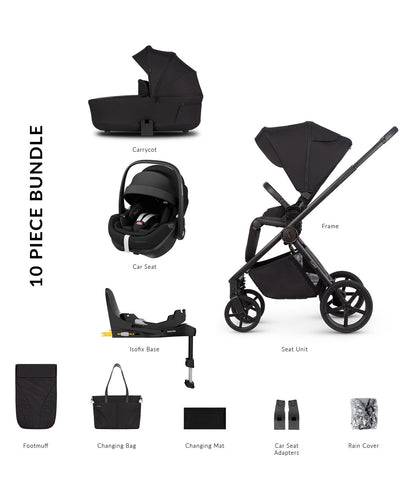Venicci Claro 3 in 1 including Maxi-Cosi Pebble 360 Pro2 & Base  - Noir